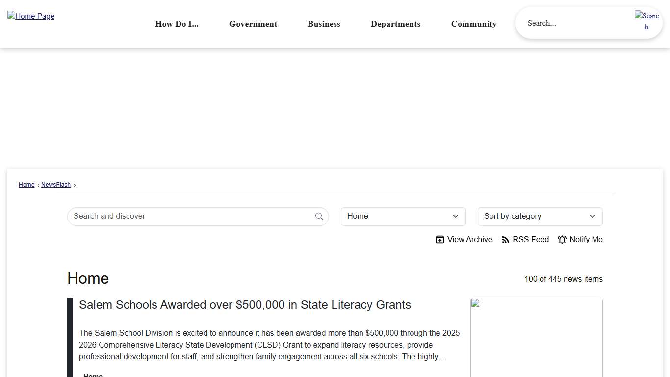 News Flash • Salem, VA